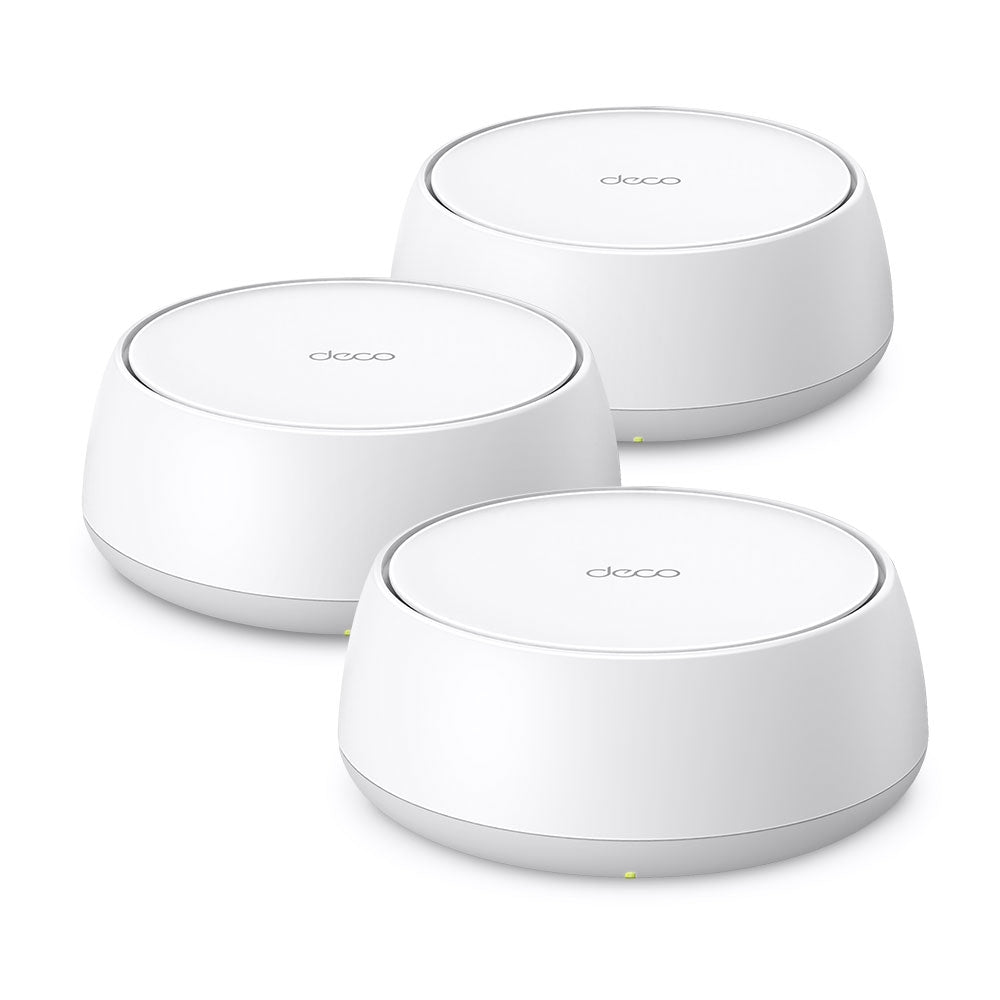 TP-Link Deco BE25 BE5000 Whole Home Mesh WiFi 7 System | Dual Band, Speeds up to 5000 Mbps | 2× 2.5 Gbps ports | 1 Pack 2 Pack 3 Pack TP-Link Deco BE25 BE5000 Whole Home Mesh WiFi 7 System | Dual Band, Speeds up to 5000 Mbps | 2× 2.5 Gbps ports | 1 Pack 2 Pack 3 Pack